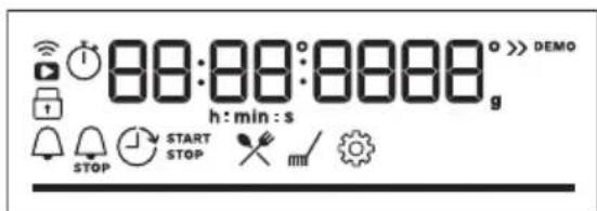 ELECTROLUX EOD6F77WZ - Ukazovatele na displeji - 1