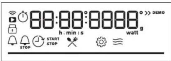 ELECTROLUX LVM6E46Z - Prehlad ovládacieho panela - 1
