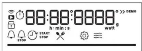 ELECTROLUX LVM6E46Z - Ukazatele na displeji - 1