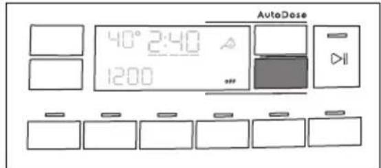 ELECTROLUX EW6F3494ACC - Přepnutí z funkce AutoDose na manuální dávkování - 1