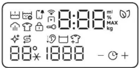 ELECTROLUX EW9F568WCC - Displej - 1