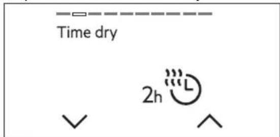 Time dry 2h