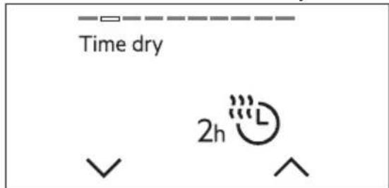 Time dry 2h