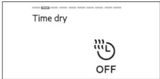 Time dry OFF