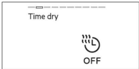 Time dry OFF