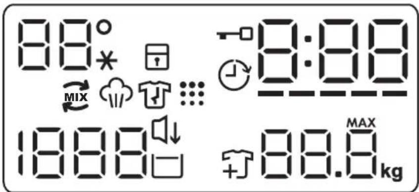 ELECTROLUX EW8F4414SUC - Displej - 1