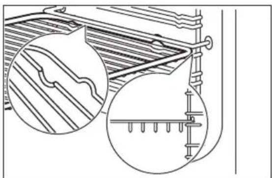 ELECTROLUX LKR564277W - Tvarovaný rošt: - 2