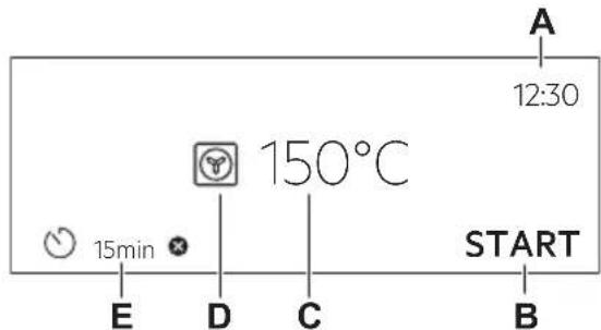 ELECTROLUX LOE8F38V - Displej - 1