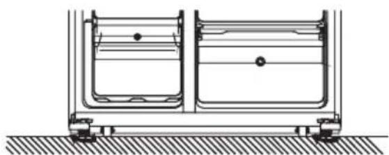 Kluge KCSN577LD - Vyrovnání chladničky - 2