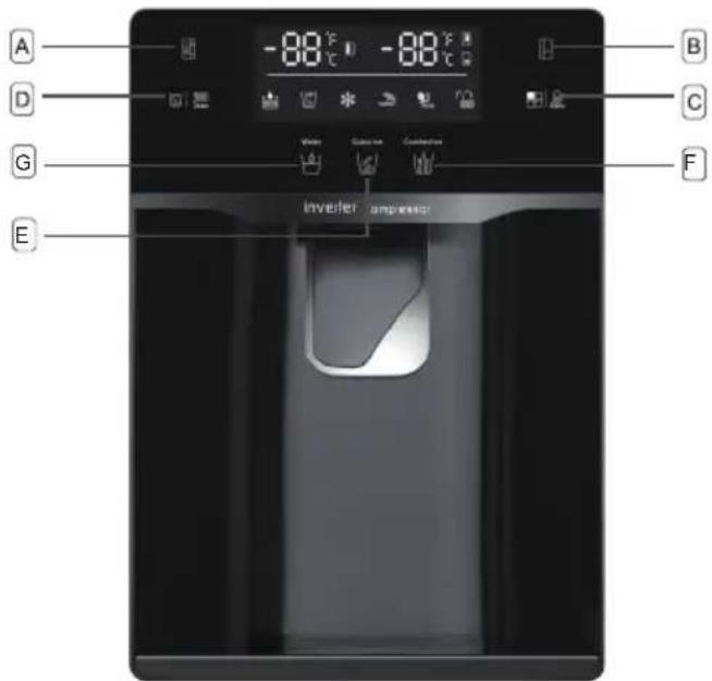 Kluge KCSN577LD - Korzystanie z panelu sterowania - 1
