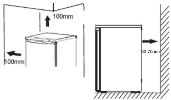 GORENJE F585DW4 - Větrání spotřebiče - 1