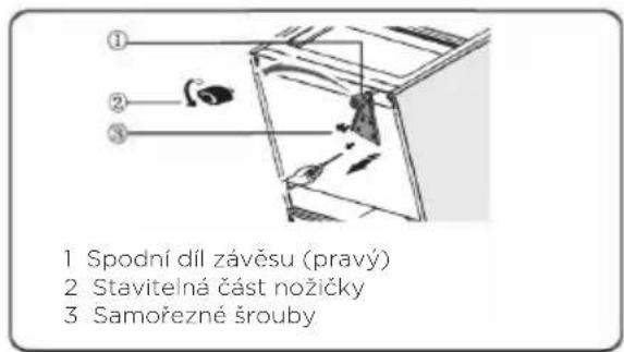 GORENJE RT514EW4 - ZMĚNA SMĚRU OTVÍRÁNÍ DVÍŘEK - 17