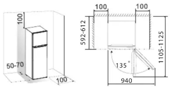 GORENJE RT514EW4 - Větrání spotřebiče - 1