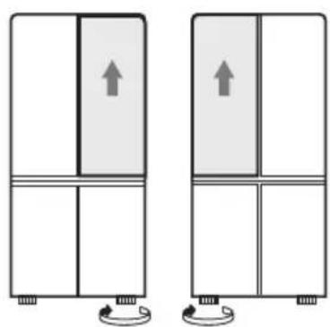 GORENJE NRM819E61X - Vyrovnání spotřebiče - 2