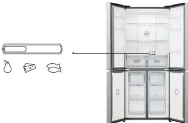 HISENSE RQ5N465NEFE - Posuvný blok na reguláciu teploty - 1