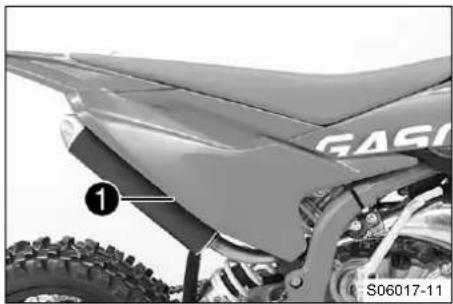 GasGas MC 65 (2026) - Demontáž boční kapoty vpravo - 1
