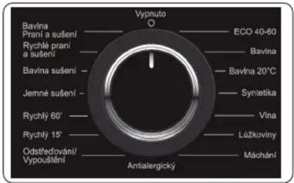 Romo RDW8160B - Volič programů - 1