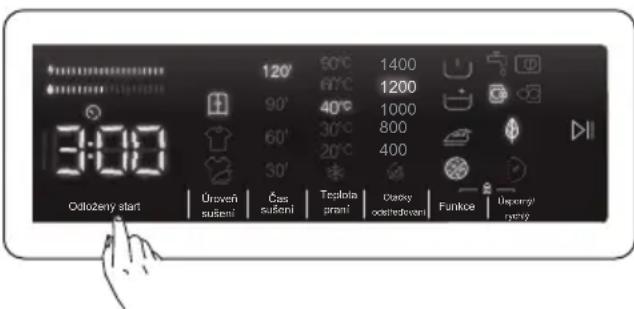 Romo RDW8160B - Funkce Odložený start - 1