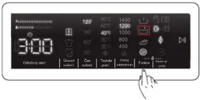Romo RDW8160B - Doplňková funkce extra máchání 6.4 Doplňková antialergická funkce - 1