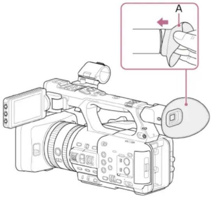 SONY PXW-Z200 - Připevnění velké očnice - 1