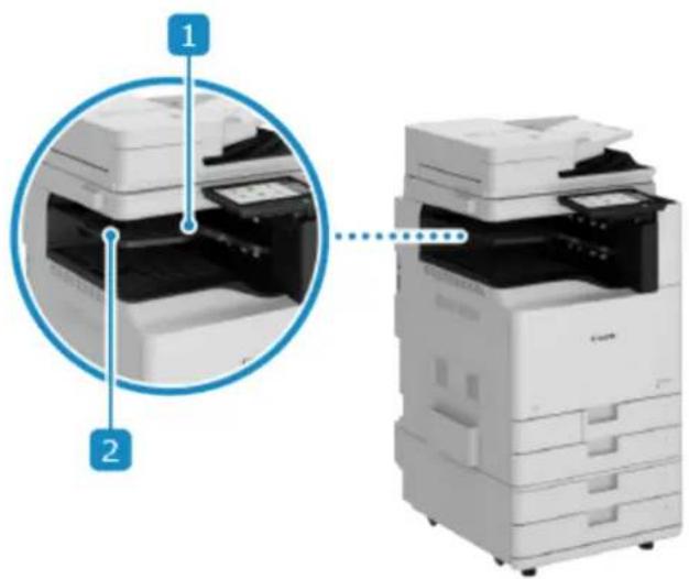CANON imageFORCE C3150 - Názvy částí a jejich funkce - 1