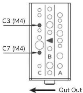C3 (M4) C7 (M4) B A Out Out