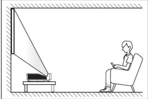 OPTOMA ZK420UST - Instalace projektoru - 1