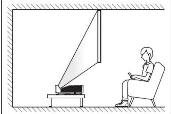 OPTOMA ZK420UST - Instalace projektoru - 2