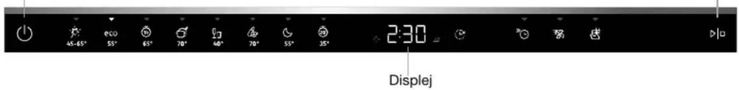 45-65° 55° 65° 70° 40° 70° 55° 35° 2:30 Displej