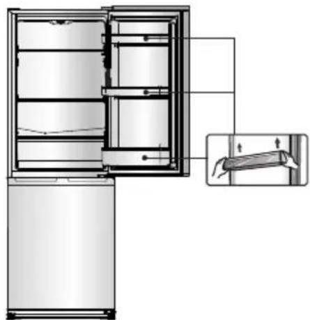 GORENJE RK418DPW4I - ZMĚNA SMĚRU OTVÍRÁNÍ DVÍŘEK - 8