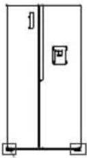 GORENJE NRS917E41BX - Seřízení výšky dveří (v případě potřeby) - 1