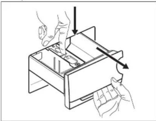 AEG L6SE27WC - Čištění dávkovače pracího prostředku - 1
