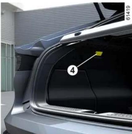RENAULT Rafale (2023) - Osvětlení zavazadlového prostoru - 1