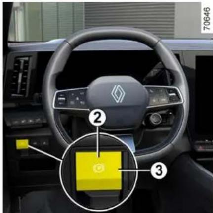RENAULT Rafale (2023) - Ruční zatažení elektronické parkovací brzdy - 1