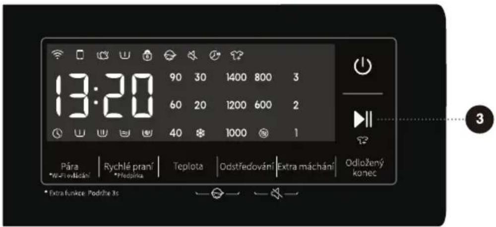 HISENSE WF3S9043BW1 - SPUŠTĚNÍ PROGRAMU - 1