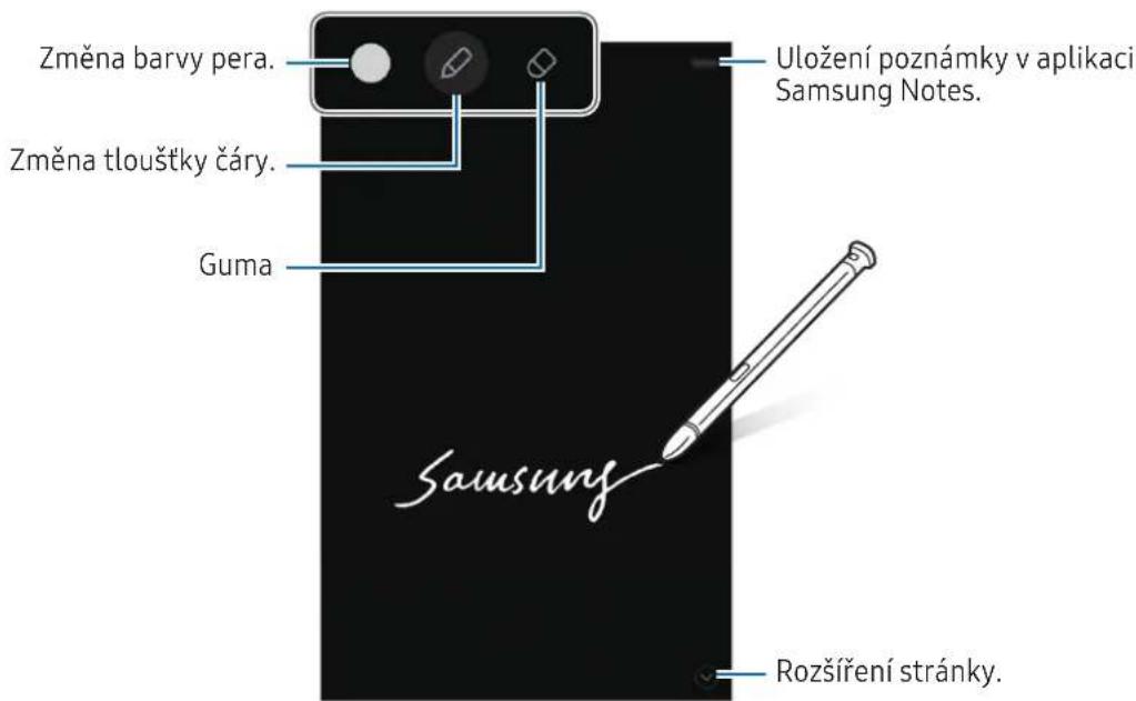 SAMSUNG Galaxy Tab Active5 - Poznámky na vypnutém displeji - 1