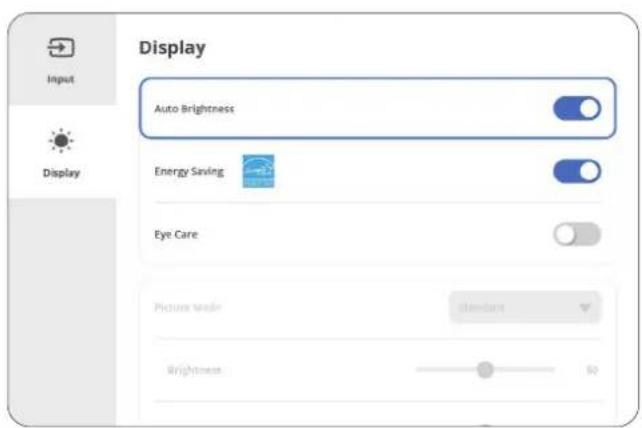 VIEWSONIC IFP6563-2C - Display Settings (Nastavení zobrazení) - 1