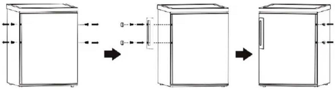 Romo RCF2190W - Zmena smeru otvárania dverí - 5