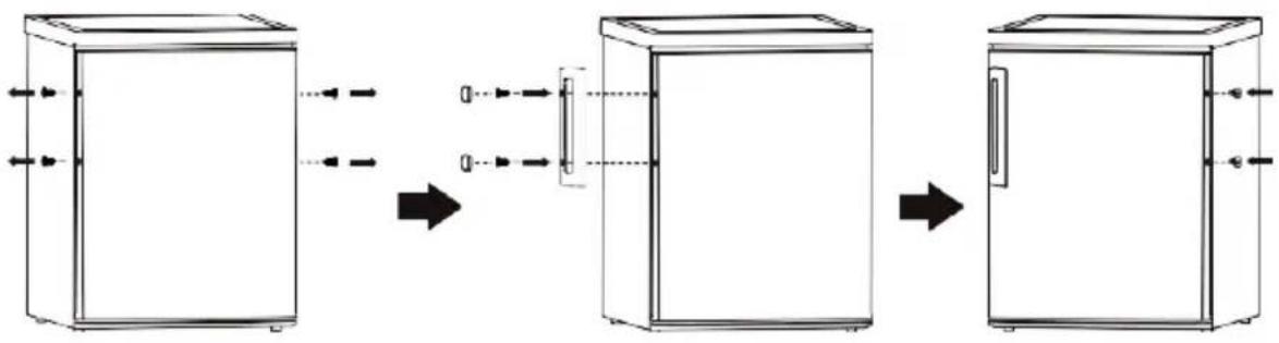 Romo RCF2190W - Změna směru otevírání dveří - 3