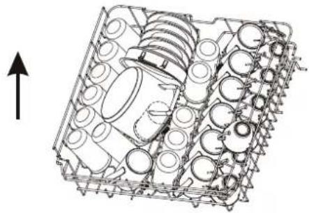 BRANDT BDJ3424VB - Plnění horního koše - 1