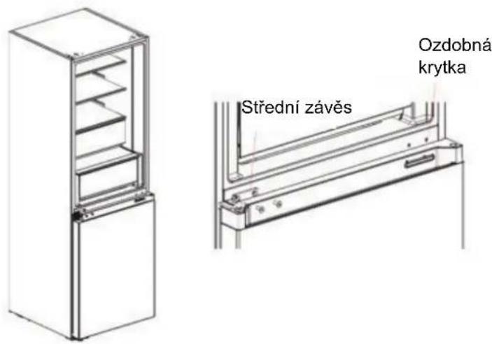 Ozdobná krytka Střední závěs