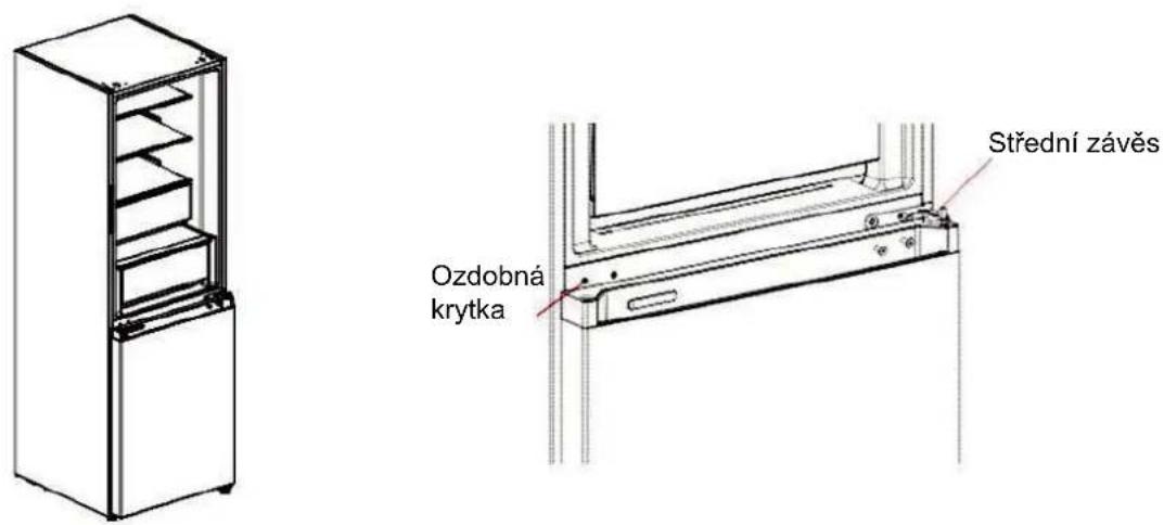 Ozdobná krytka Střední závěs