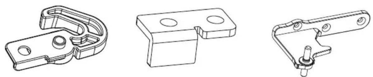 Kluge KCN5372LW - Zmiana kierunku otwierania drzwi - 1