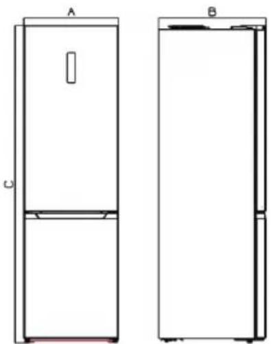 Kluge KCN5372LW - Požiadavky na priestor - 1