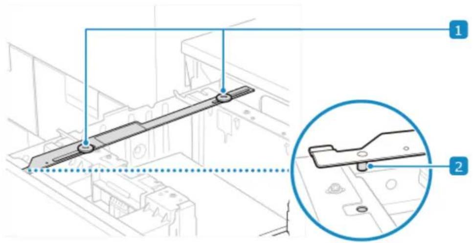 CANON imageFORCE 8186 - Side Guide Plate Fixing Bracket-A - 1