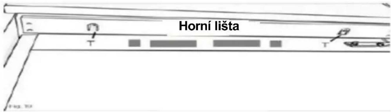 Horní lišta Fig. 10