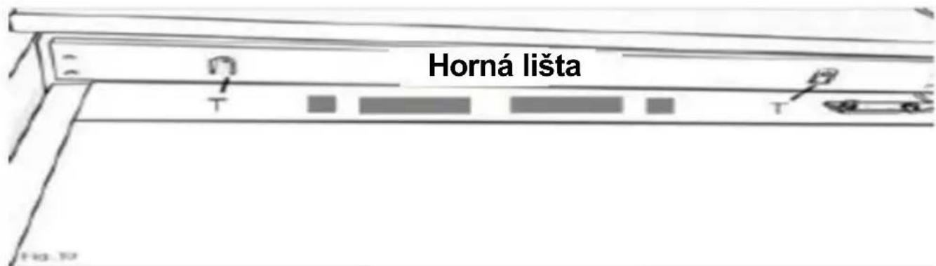 Horná lišta