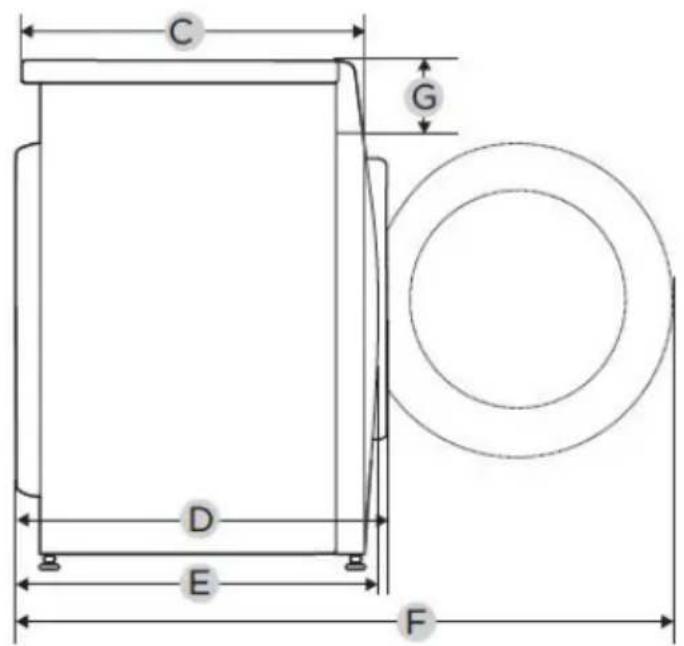 BRANDT WFB198QWN - Inštalácia - 2