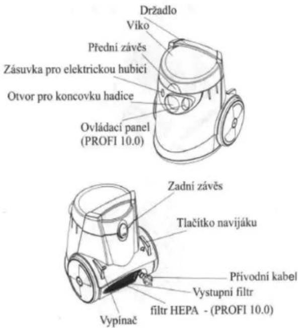 Profi 5.1 ST - Vysavače PROFI 10.0, PROFI 10.5 a PROFI 10.6 - 2