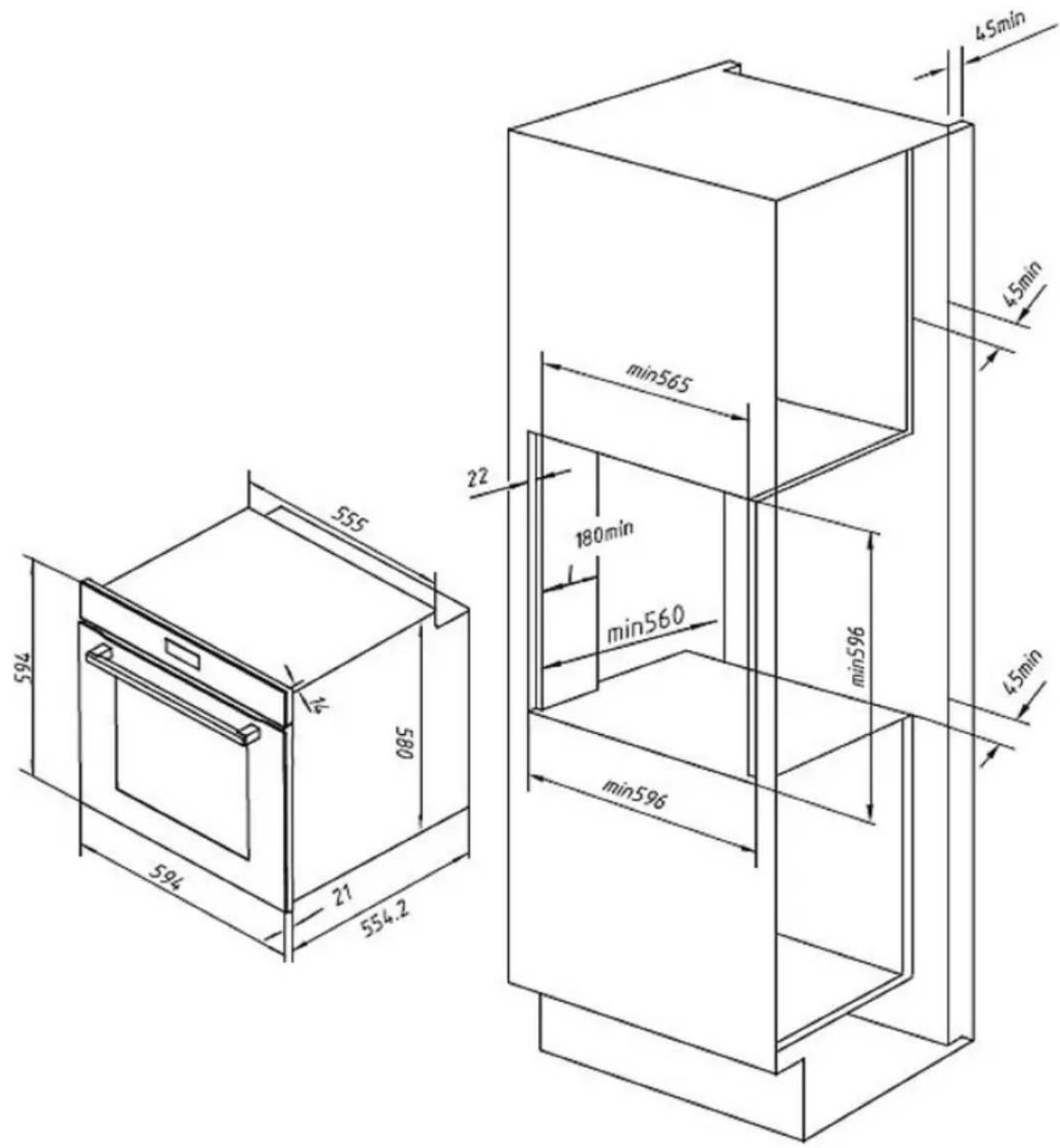 Kluge KTP2030B - INSTALACE TROUBY - 2